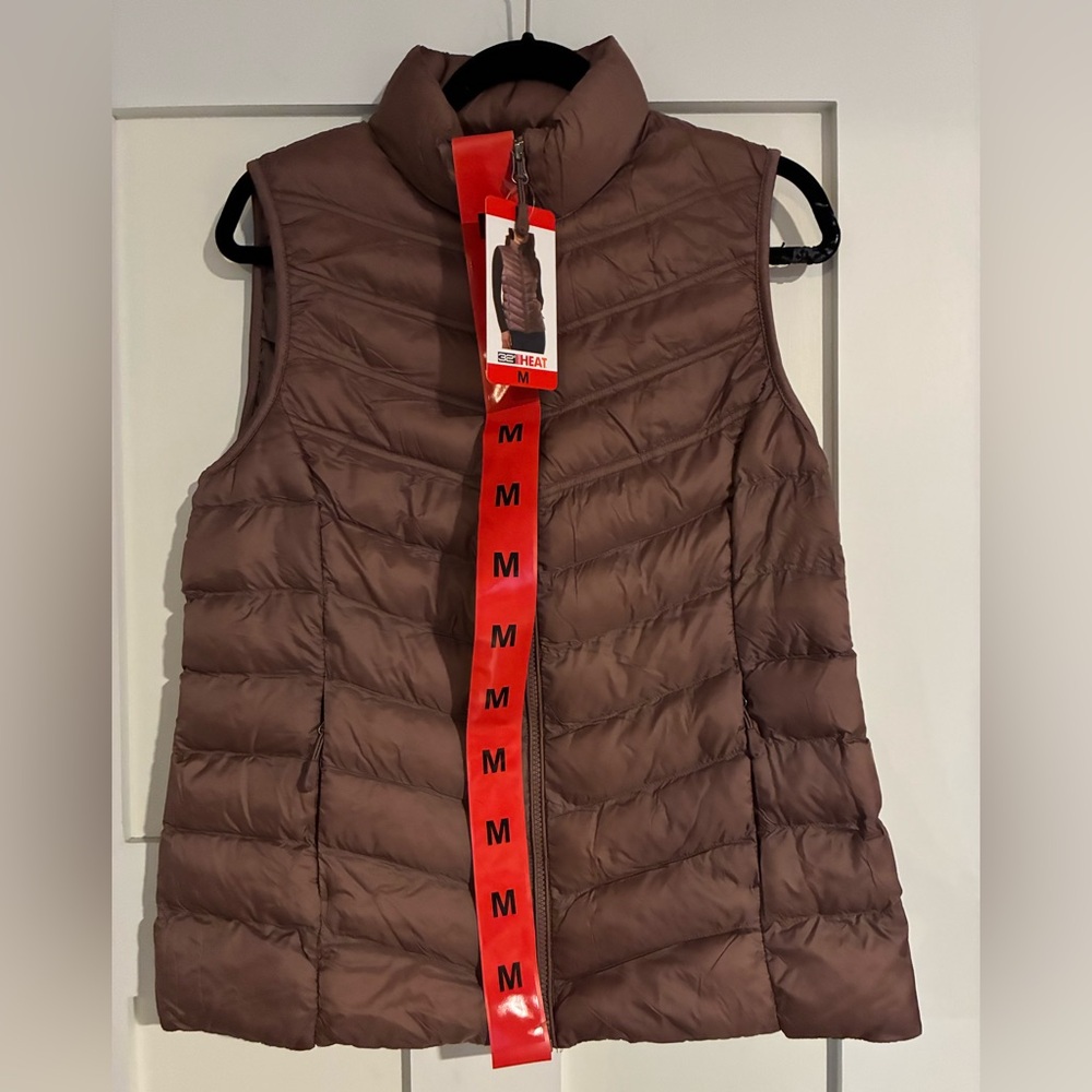 32 Degrees Mauve Puffer Vest